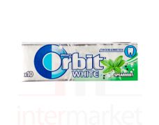 Kramtomoji guma ORBIT white spearmint 10vnt. (14g)